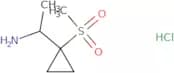 1-(1-Methanesulfonylcyclopropyl)ethan-1-amine hydrochloride