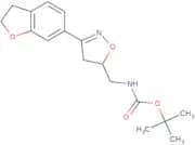 tert-Butyl N-{[3-(2,3-dihydro-1-benzofuran-6-yl)-4,5-dihydro-1,2-oxazol-5-yl]methyl}carbamate