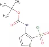 tert-Butyl N-[2-(chlorosulfonyl)thiophen-3-yl]carbamate