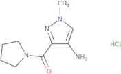 1-Methyl-3-(pyrrolidine-1-carbonyl)-1H-pyrazol-4-amine hydrochloride