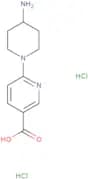 6-(4-Aminopiperidin-1-yl)pyridine-3-carboxylic acid dihydrochloride