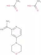 4-(Morpholin-4-yl)pyridine-2-carboximidamide, bis(acetic acid)