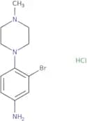 3-Bromo-4-(4-methylpiperazin-1-yl)aniline hydrochloride