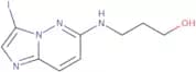 3-({3-Iodoimidazo[1,2-b]pyridazin-6-yl}amino)propan-1-ol