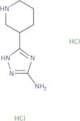 3-(Piperidin-3-yl)-1H-1,2,4-triazol-5-amine dihydrochloride