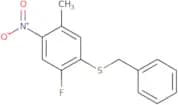 1-(Benzylsulfanyl)-2-fluoro-5-methyl-4-nitrobenzene