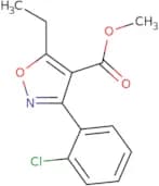Methyl 3-(2-chlorophenyl)-5-ethyl-1,2-oxazole-4-carboxylate