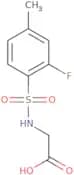 2-(2-Fluoro-4-methylbenzenesulfonamido)acetic acid