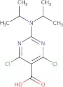 2-[Bis(propan-2-yl)amino]-4,6-dichloropyrimidine-5-carboxylic acid