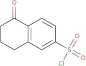 5-Oxo-5,6,7,8-tetrahydronaphthalene-2-sulfonyl chloride
