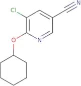 5-Chloro-6-(cyclohexyloxy)pyridine-3-carbonitrile