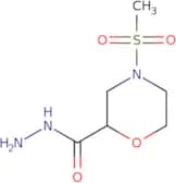 4-Methanesulfonylmorpholine-2-carbohydrazide