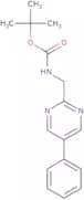 tert-Butyl N-[(5-phenylpyrimidin-2-yl)methyl]carbamate