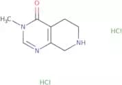 3-Methyl-3H,4H,5H,6H,7H,8H-pyrido[3,4-d]pyrimidin-4-one dihydrochloride