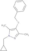 4-(Benzylsulfanyl)-1-(cyclopropylmethyl)-3,5-dimethyl-1H-pyrazole