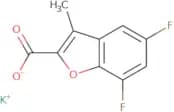 Potassium 5,7-difluoro-3-methyl-1-benzofuran-2-carboxylate