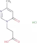 3-(4-Methyl-6-oxo-1,6-dihydropyrimidin-1-yl)propanoic acid hydrochloride