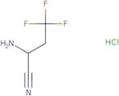 2-Amino-4,4,4-trifluorobutanenitrile hydrochloride