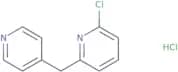2-Chloro-6-[(pyridin-4-yl)methyl]pyridine hydrochloride