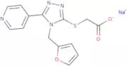 Sodium 2-{[4-(furan-2-ylmethyl)-5-(pyridin-4-yl)-4H-1,2,4-triazol-3-yl]sulfanyl}acetate