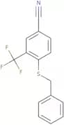 4-(Benzylsulfanyl)-3-(trifluoromethyl)benzonitrile