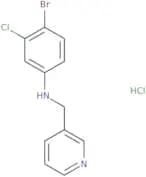 4-Bromo-3-chloro-N-(pyridin-3-ylmethyl)aniline hydrochloride