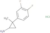 2-(3,4-Difluorophenyl)-2-methylcyclopropan-1-amine hydrochloride