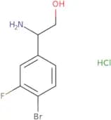 2-Amino-2-(4-bromo-3-fluorophenyl)ethan-1-ol hydrochloride