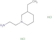 2-(3-Ethylpiperidin-1-yl)ethan-1-amine dihydrochloride