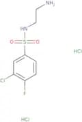 N-(2-Aminoethyl)-3-chloro-4-fluorobenzene-1-sulfonamide dihydrochloride