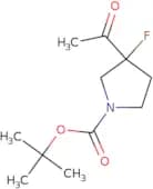 tert-Butyl 3-acetyl-3-fluoropyrrolidine-1-carboxylate