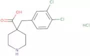 4-[(3,4-Dichlorophenyl)methyl]piperidine-4-carboxylic acid hydrochloride