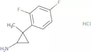 2-(2,4-Difluorophenyl)-2-methylcyclopropan-1-amine hydrochloride