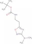 tert-Butyl N-{2-[3-(dimethylamino)-1,2,4-oxadiazol-5-yl]ethyl}carbamate