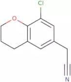 2-(8-Chloro-3,4-dihydro-2H-1-benzopyran-6-yl)acetonitrile
