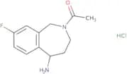1-(5-Amino-8-fluoro-2,3,4,5-tetrahydro-1H-2-benzazepin-2-yl)ethan-1-one hydrochloride