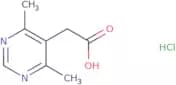 2-(4,6-Dimethylpyrimidin-5-yl)acetic acid hydrochloride
