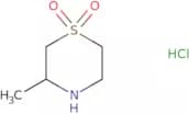3-​Methyl-​thiomorpholine 1,​1-​dioxide hydrochloride
