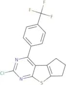 10-Chloro-12-[4-(trifluoromethyl)phenyl]-7-thia-9,11-diazatricyclo[6.4.0.0,2,6]dodeca-1(12),2(6),8…