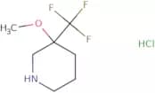 3-Methoxy-3-(trifluoromethyl)piperidine hydrochloride