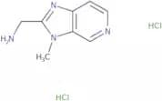 {3-Methyl-3H-imidazo[4,5-c]pyridin-2-yl}methanamine dihydrochloride