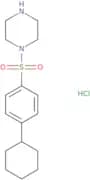 1-(4-Cyclohexylbenzenesulfonyl)piperazine hydrochloride