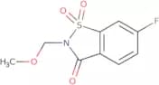 6-Fluoro-2-(methoxymethyl)-2,3-dihydro-1,2-benzothiazole-1,1,3-trione
