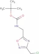 tert-Butyl N-{[3-(chloromethyl)-1,2,4-oxadiazol-5-yl]methyl}carbamate