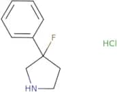 3-Fluoro-3-phenylpyrrolidine hydrochloride