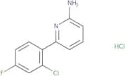 6-(2-Chloro-4-fluorophenyl)pyridin-2-amine hydrochloride