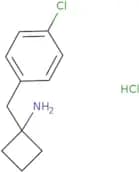 1-[(4-Chlorophenyl)methyl]cyclobutan-1-amine hydrochloride