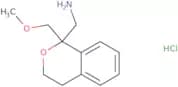 [1-(Methoxymethyl)-3,4-dihydro-1H-2-benzopyran-1-yl]methanamine hydrochloride