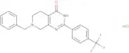7-Benzyl-2-[4-(trifluoromethyl)phenyl]-3H,4H,5H,6H,7H,8H-pyrido[3,4-d]pyrimidin-4-one hydrochloride