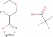 3-(1,2,4-Oxadiazol-5-yl)morpholine trifluoroacetate